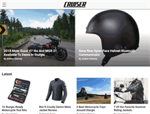 Tablet Screenshot of motorcyclecruiser.com